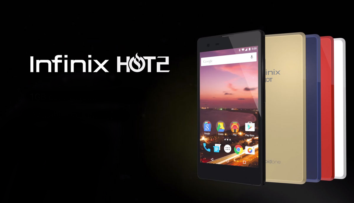 Google представила Infinix HOT 2 – новый смартфон в рамках программы Android One