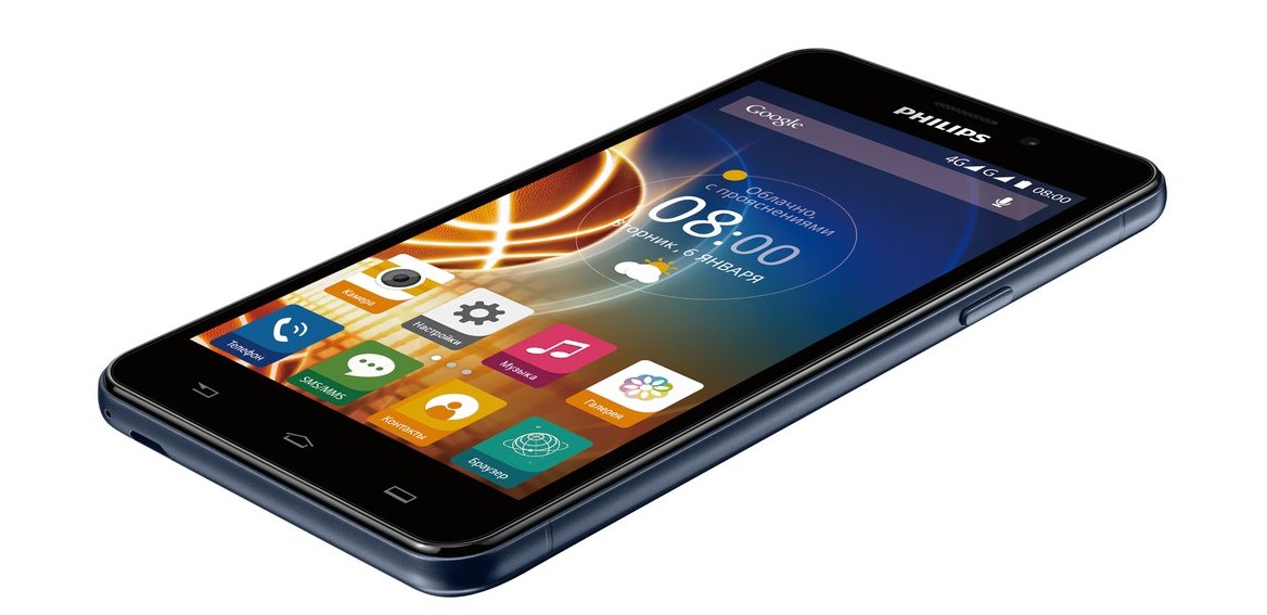 Philips Xenium V526 – телефон с уникальной батареей