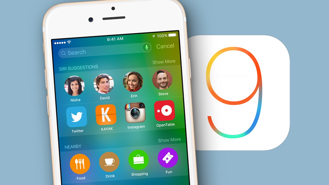 iOS 9 будет доступна 16 сентября