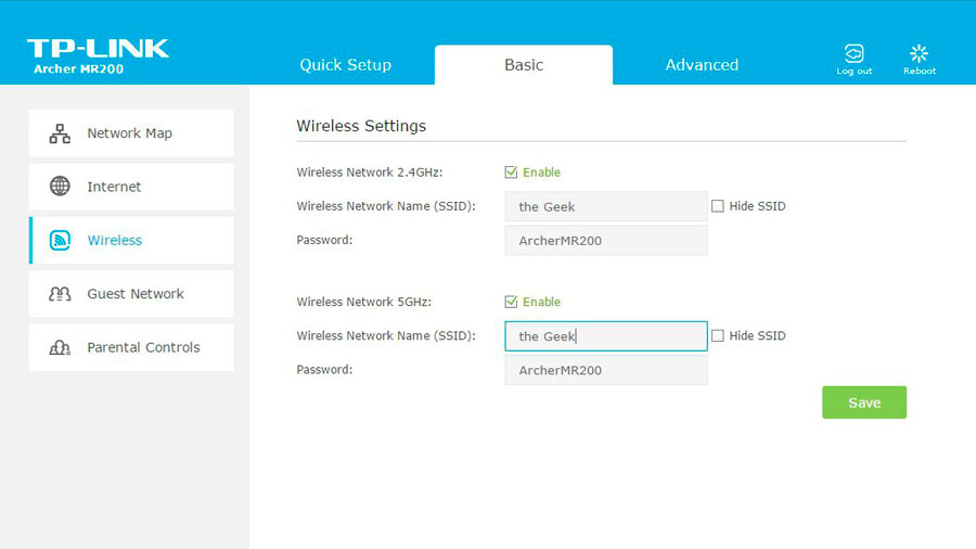 Tp Link Archer MR200 web