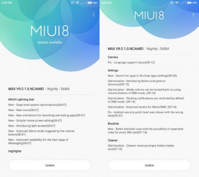 MIUI 9 