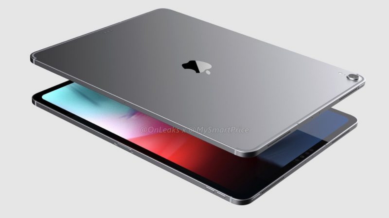 Рендер iPad Pro 2018 на видео