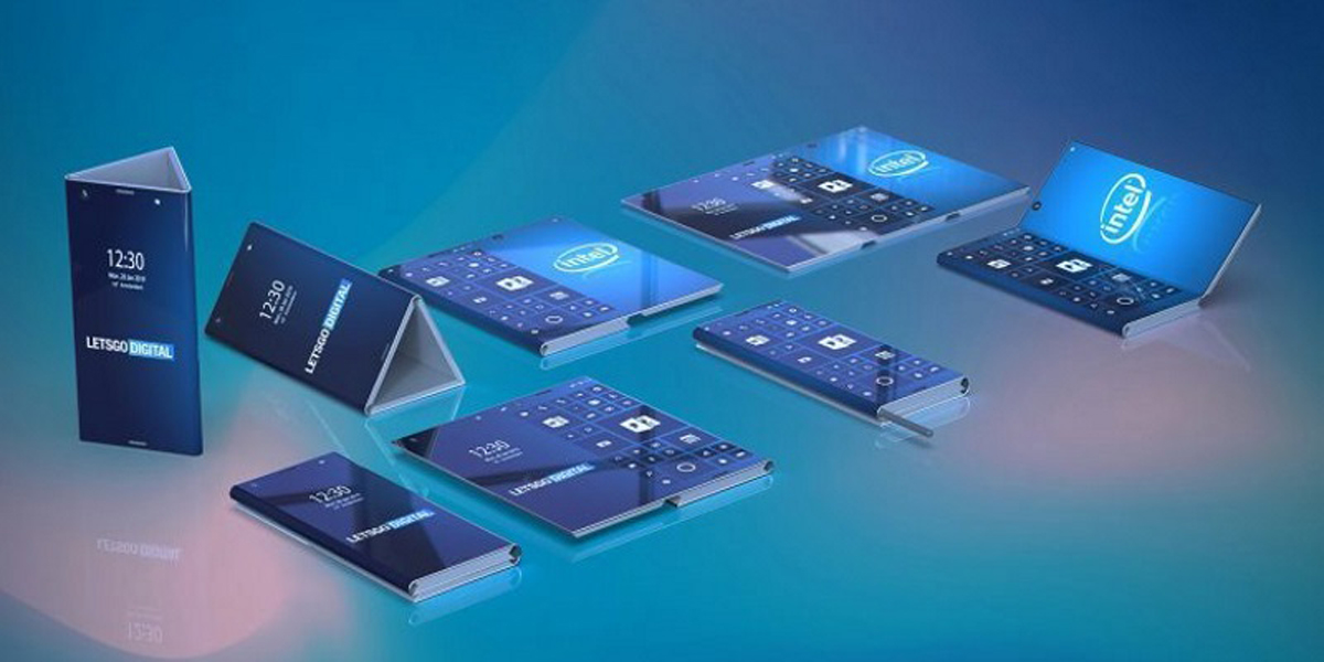 Intel получила патент на складной смартфон