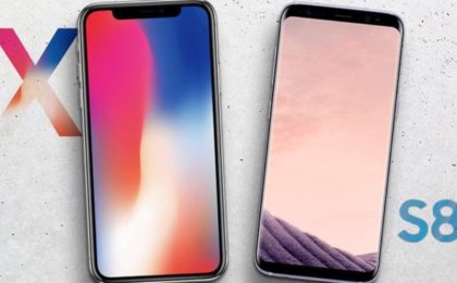 iphone x vs galaxy s8