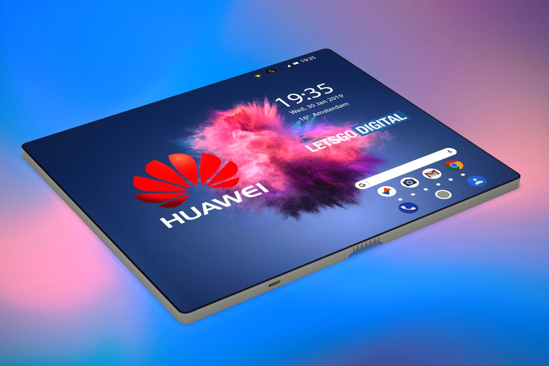 Завтра Huawei покажет первый в мире раскладной смартфон с поддержкой 5G