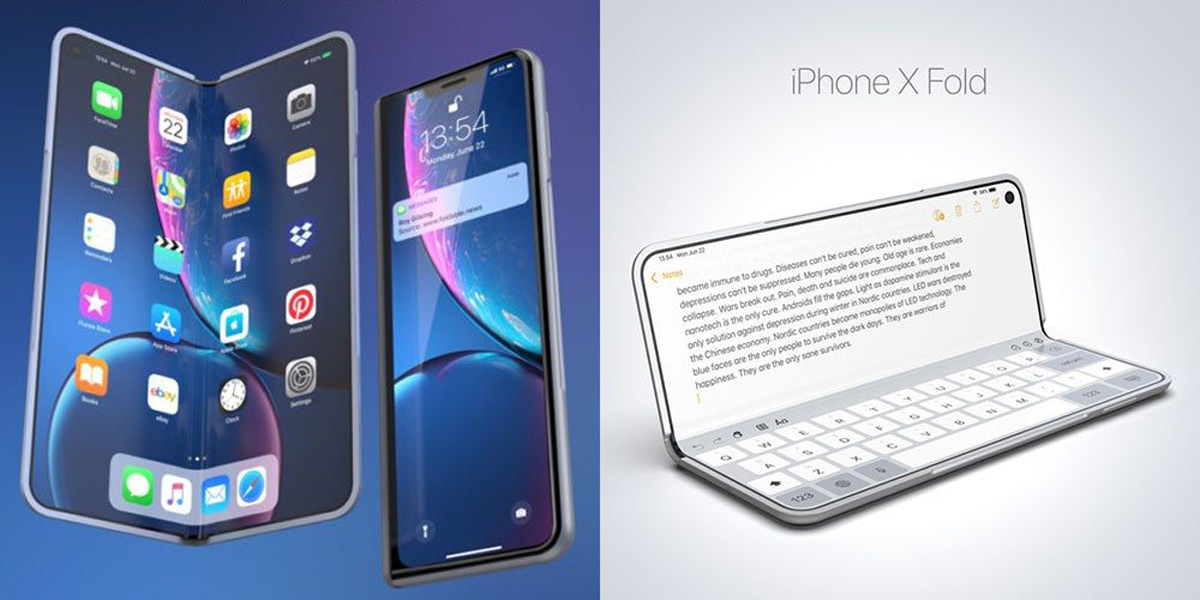 Таким будет складной iPhone
