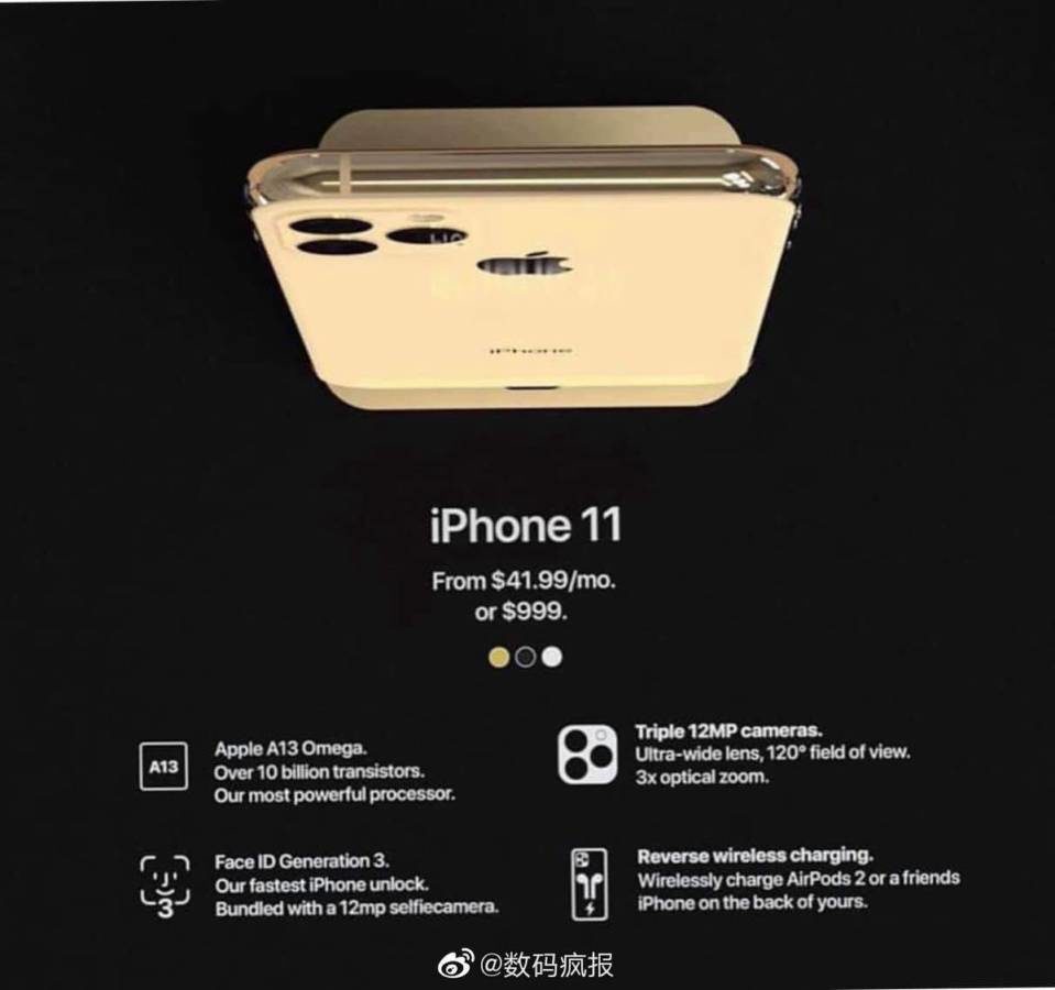 Всю линейку новых iPhone показали на качественных рендерах