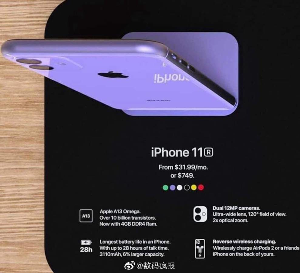 Всю линейку новых iPhone показали на качественных рендерах