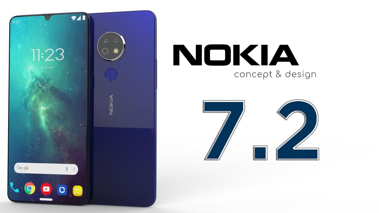 Nokia 7.2 показали на рендерах