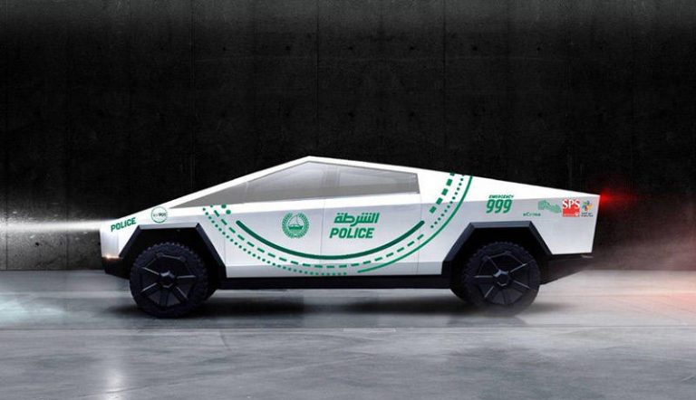Dubai Police Tesla Cybertruck