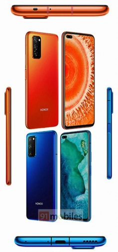 Honor V30 Renders