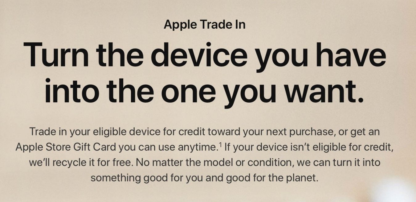 Apple Trade In Program