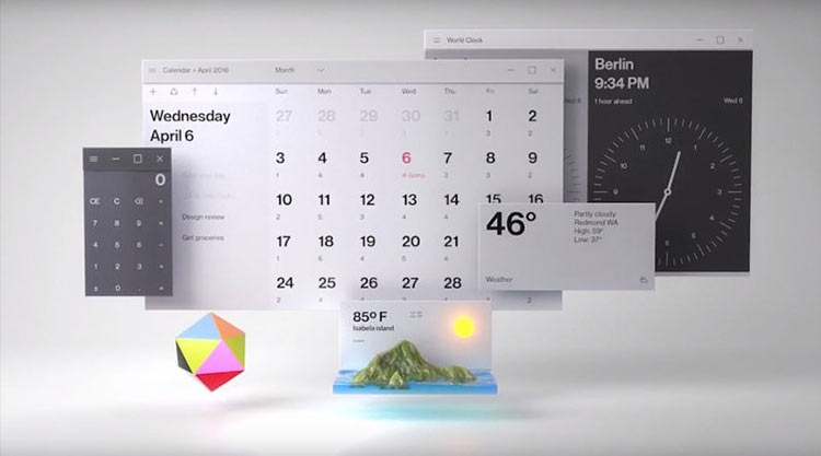 Windows 10 Fluent Design System