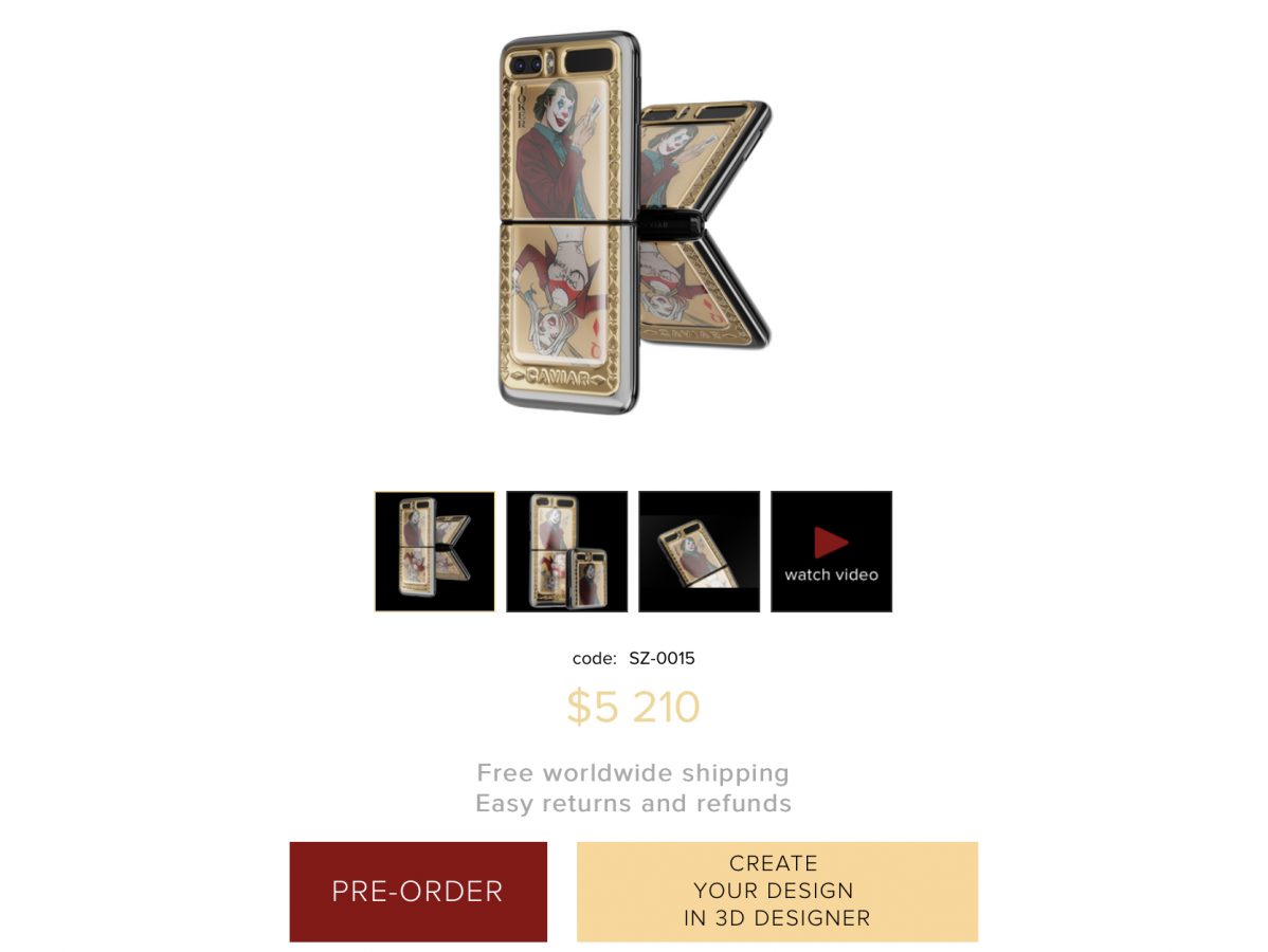 Samsung Galaxy Z Flip Caviar