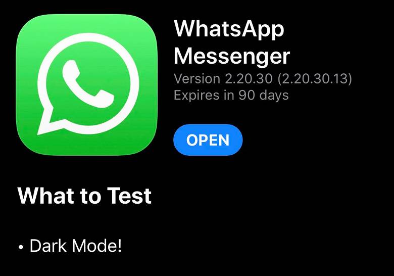 Dark Mode Whatsppp