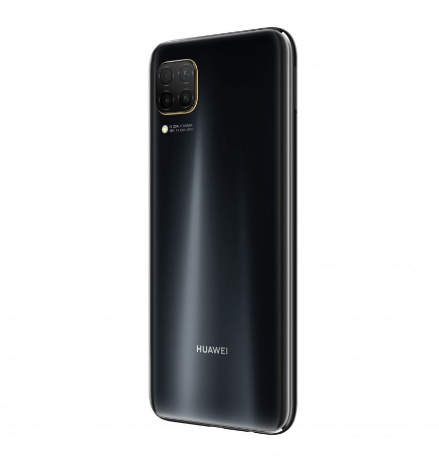 P40lite Black Rear 50 Left