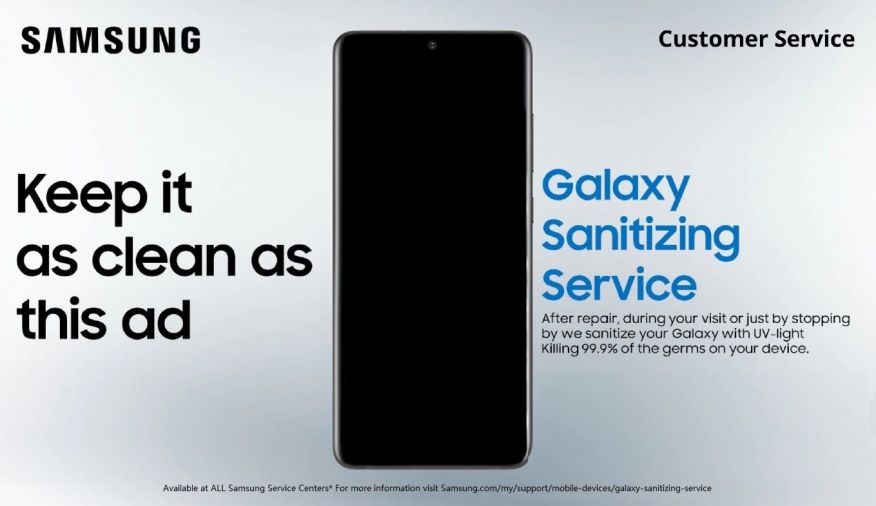 Samsung Galaxy Sanitizing Service