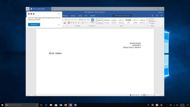 Windows Sets