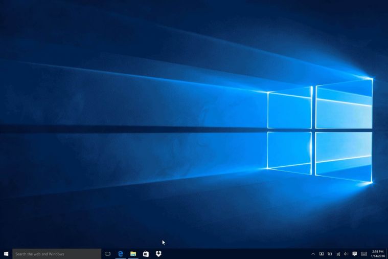 Windows 10 Blank Desktop