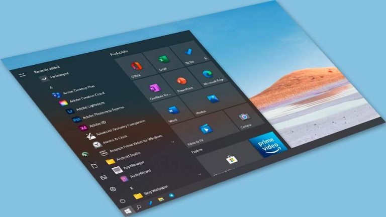 Windows 10 New Start