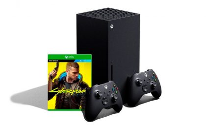 Xbox Series X с Cyberpunk 2077