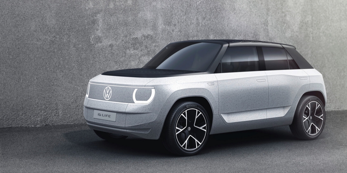 Volkswagen показал доступный кроссовер ID.Life из переработанных материалов