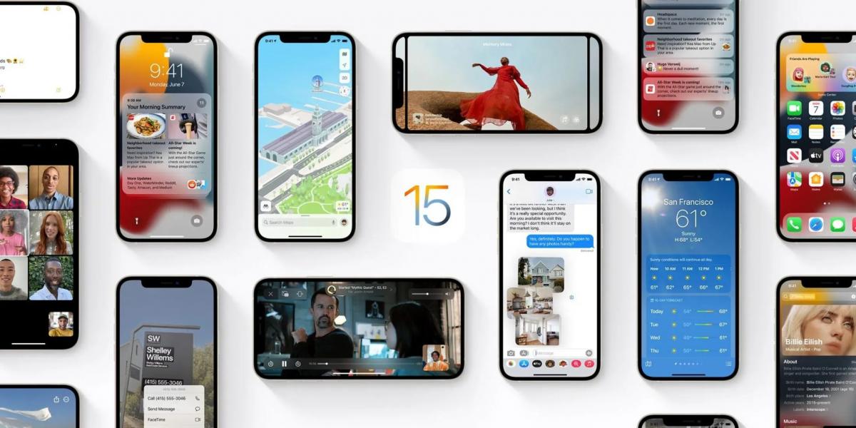 Вышла третья бета iOS 15.1