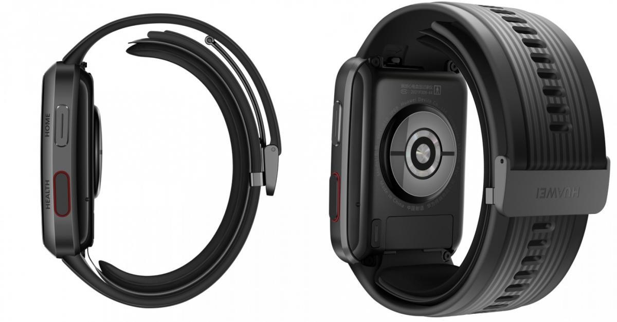 Появились изображения умных часов Huawei Watch D с функцией измерения давления