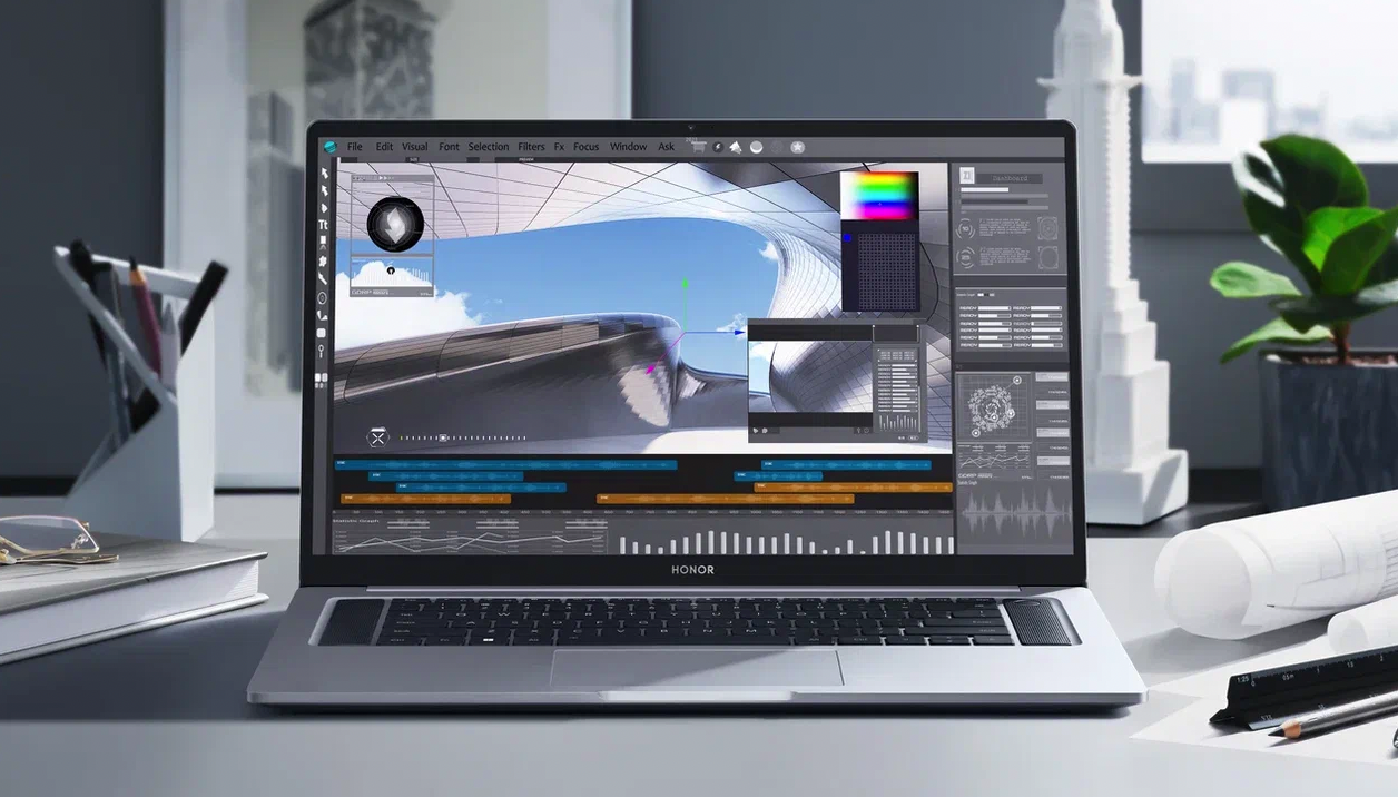 Ноутбук HONOR MagicBook 16 с процессором AMD Ryzen 6 5600H появился в России