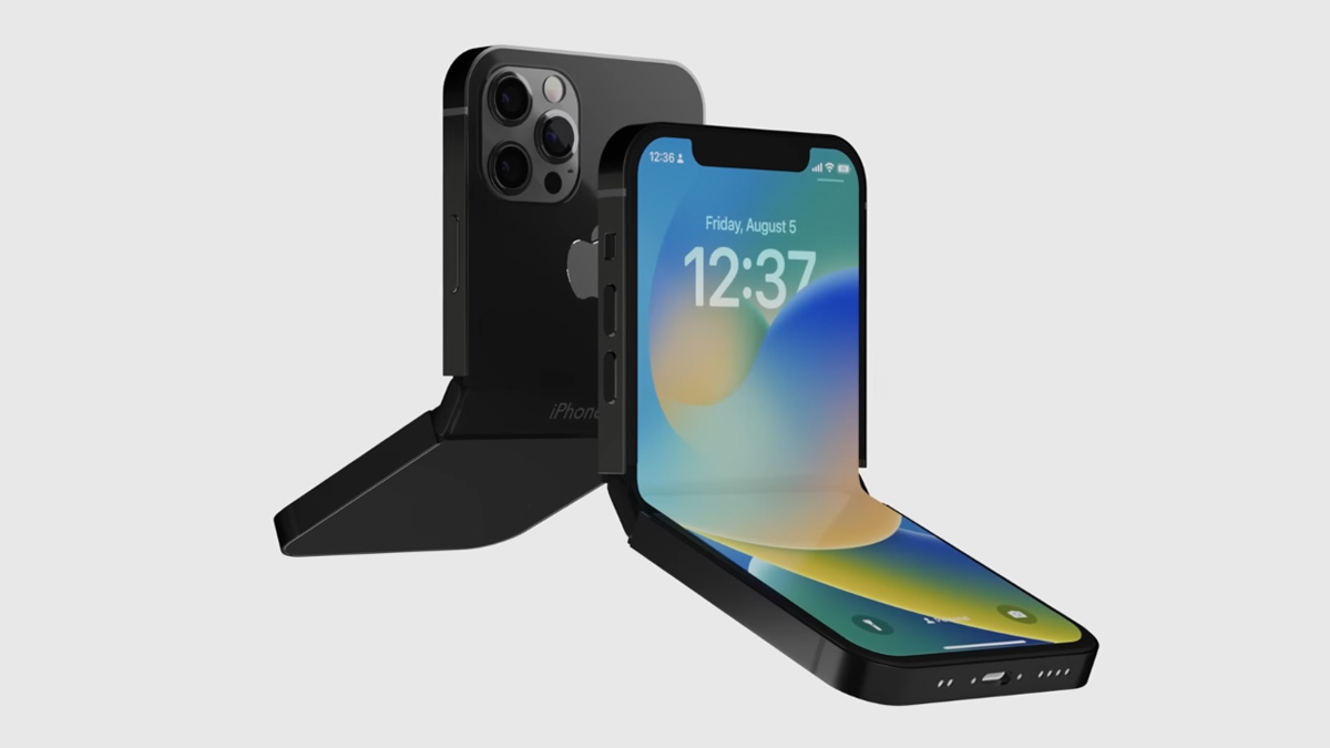 В Китае создали первый в мире складной iPhone