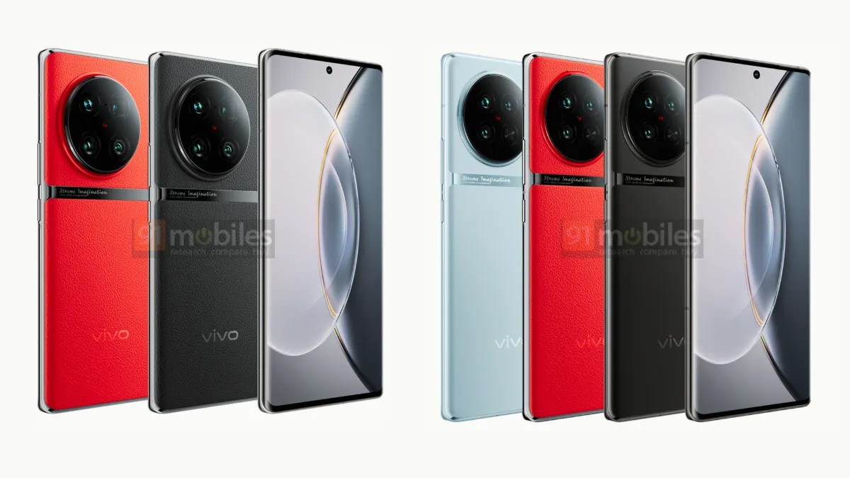 Vivo X90 и X90 Pro+ показали на новых рендерах
