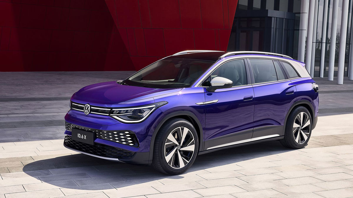 В России начали продавать электрические кроссоверы Volkswagen ID.6 X с китайского рынка