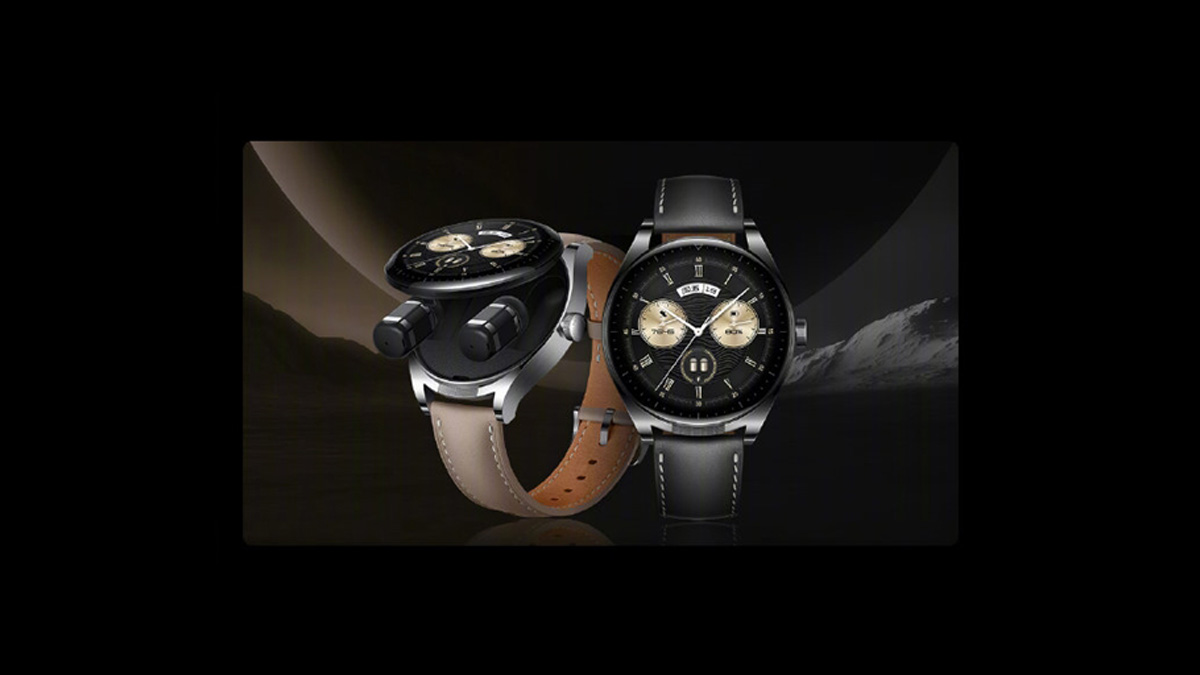 Huawei представила умные часы Watch Buds со встроенными наушниками