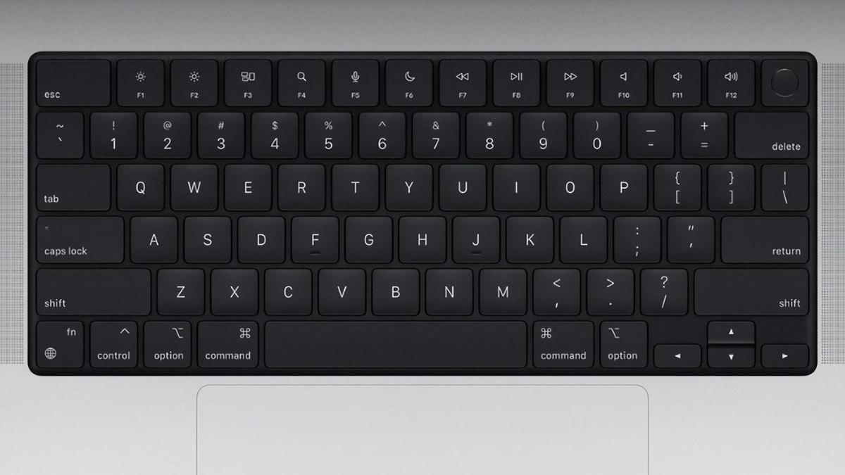 Apple запатентовала алюминиевую клавиатуру для MacBook без символов на клавишах