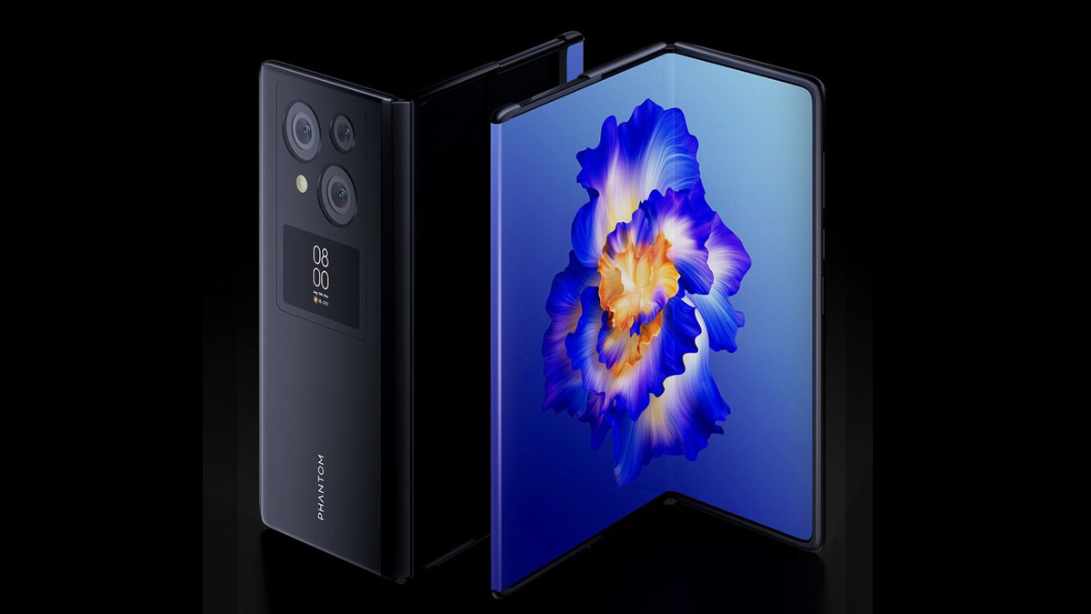 Представлен складной смартфон Tecno Phantom Vision V