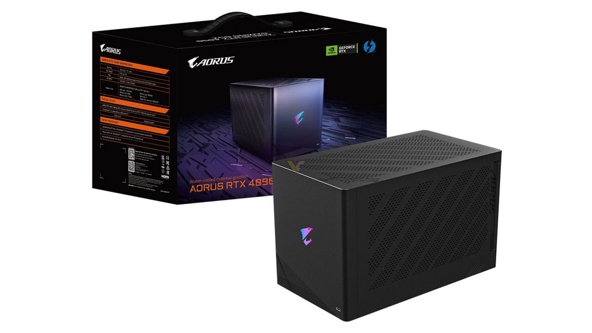 Gigabyte готовит внешнюю видеокарту GeForce RTX 4090 AORUS Gaming Box с водяным охлаждением