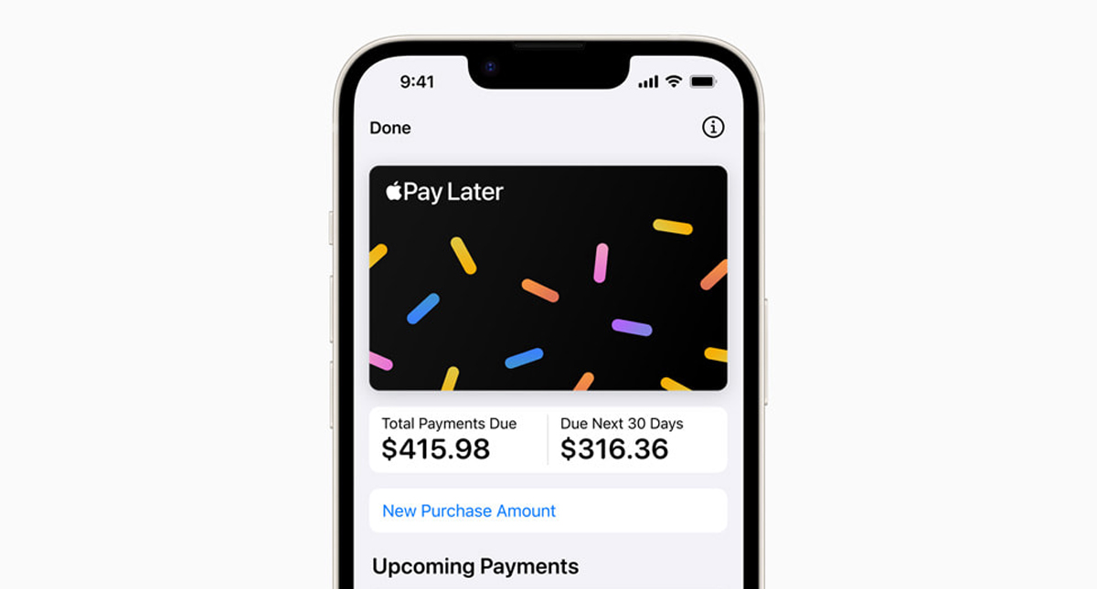 Apple запустила сервис рассрочки Apple Pay Later в США