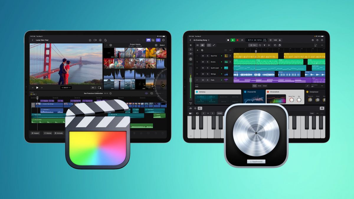 Apple выпустила Final Cut Pro и Logic Pro для iPad