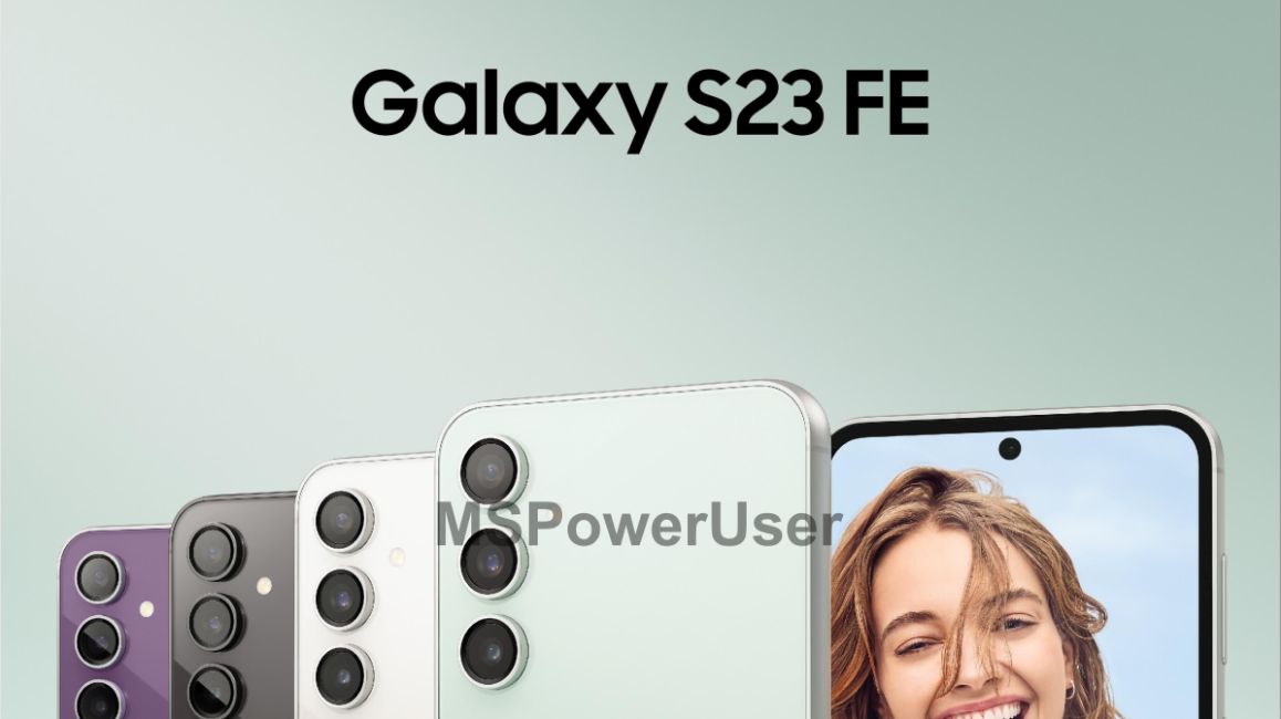 Samsung Galaxy S23 FE показали во всех цветах на слитом рендере