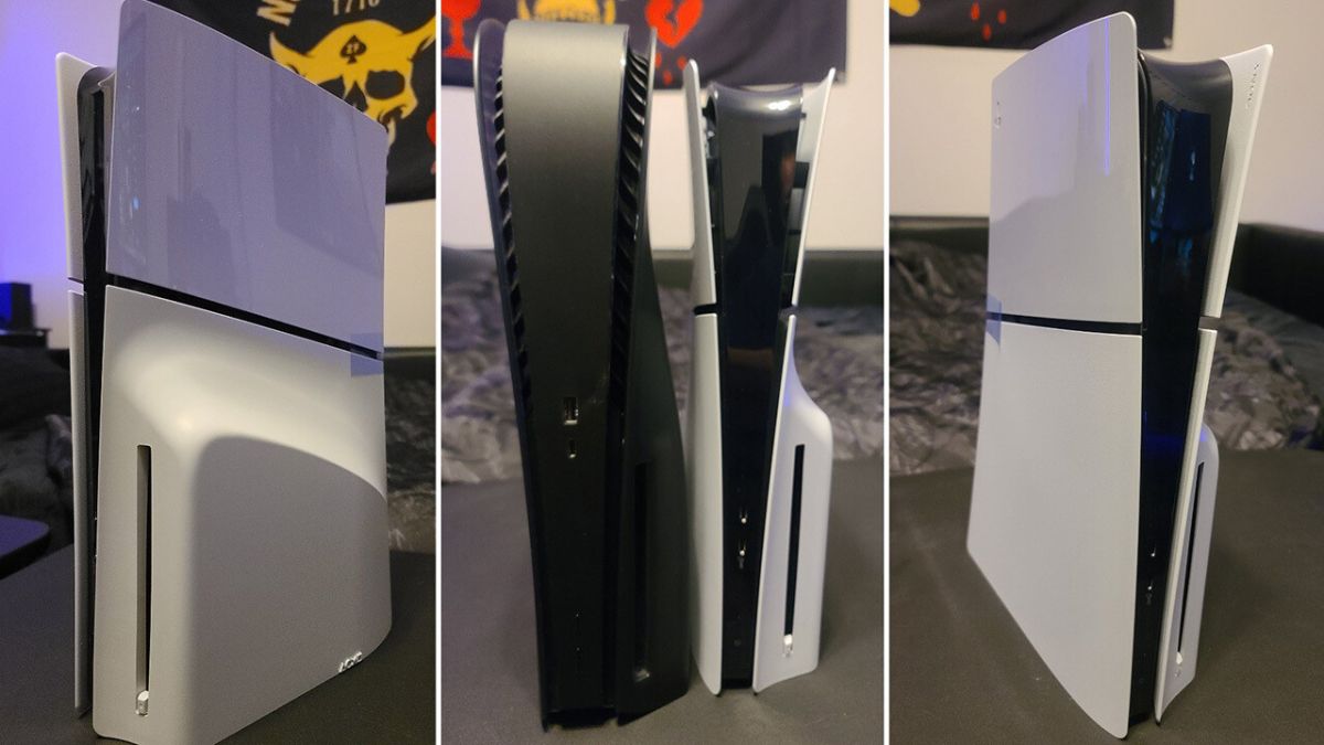 Появились первые фото PS5 Slim: она компактнее и меньше оригинальной консоли