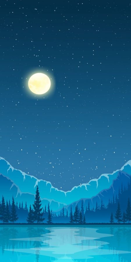 Зимние обои на смартфон