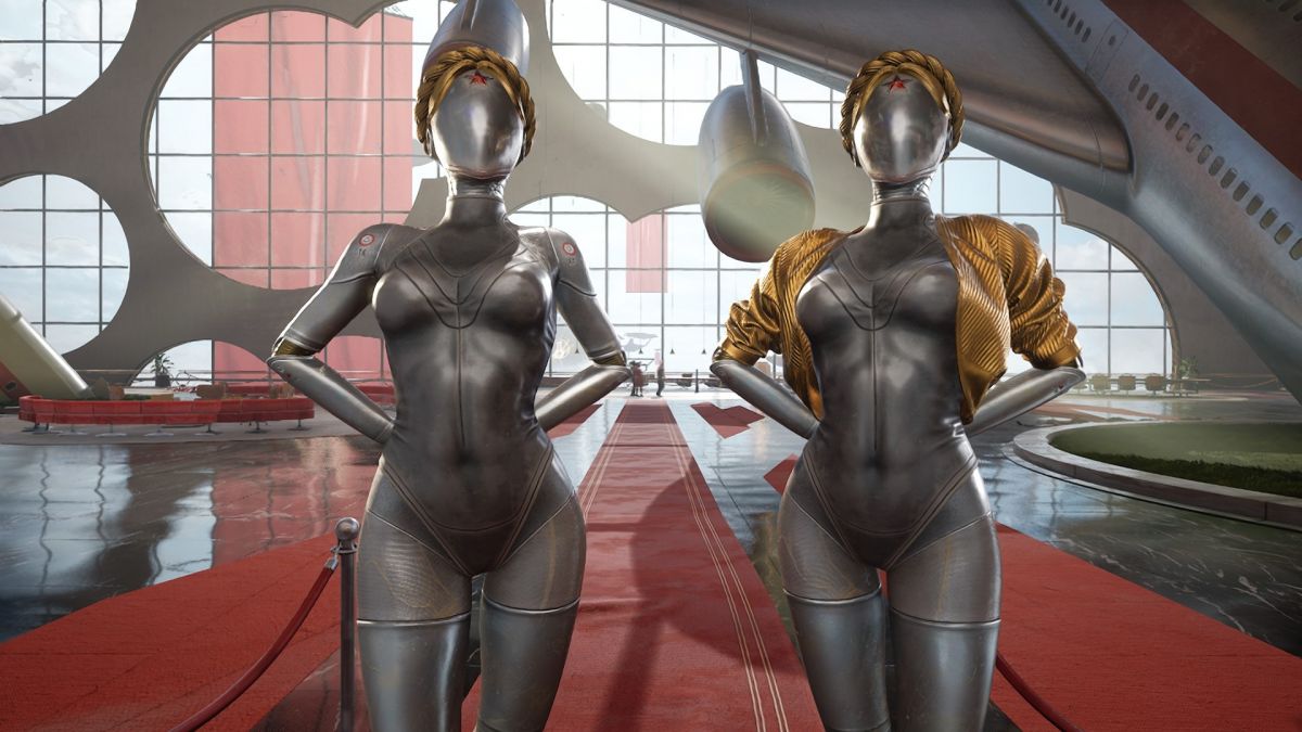 Россиянин создал огромную статую близняшки из Atomic Heart