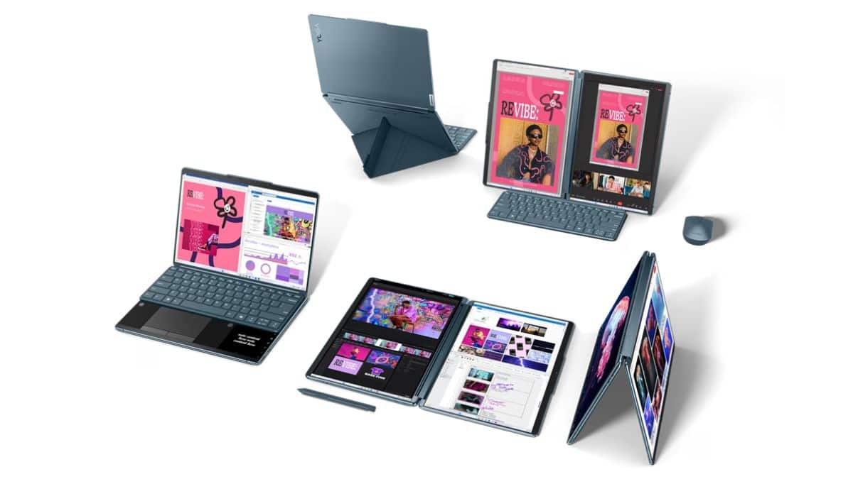Анонс Lenovo Yoga Book 9 – ноутбук с двумя сенсорными дисплеями на чипе Core Ultra