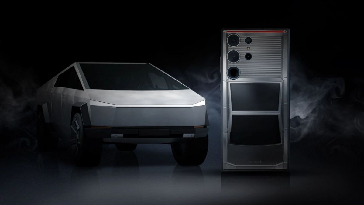 Представлены iPhone 15 Pro и Galaxy S24 Ultra в стиле Apple Vision Pro и Tesla Cybertruck