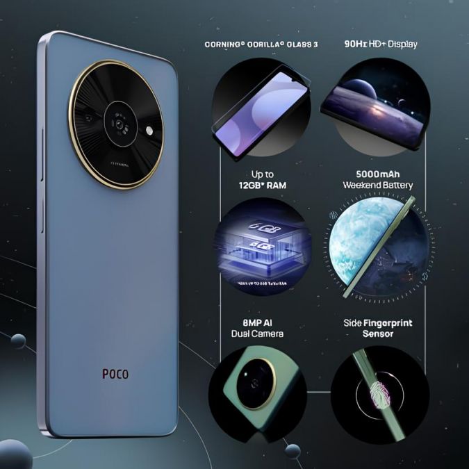 Анонс Xiaomi POCO C61: ультрабюджетник с флагманским дизайном и процессором 2023 года