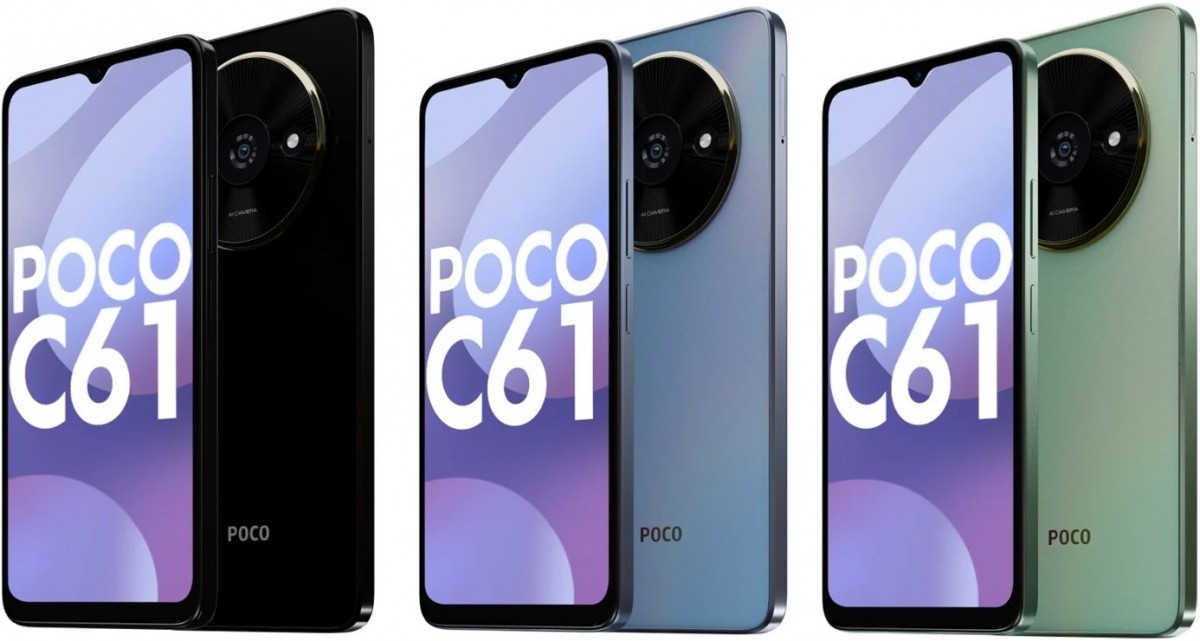Анонс Xiaomi POCO C61: ультрабюджетник с флагманским дизайном и процессором 2023 года