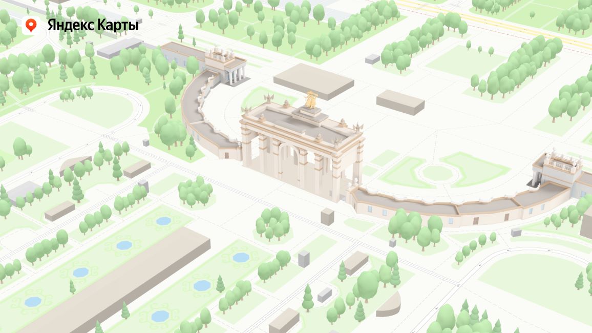 Яндекс Карты добавили более миллиона 3D-деревьев на карту Санкт-Петербурга и Москвы