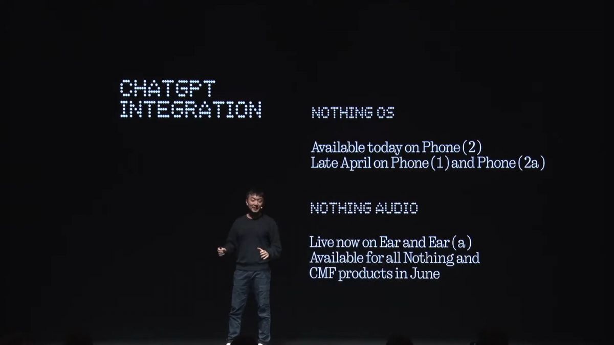 Старые наушники Nothing и CMF получат поддержку ChatGPT