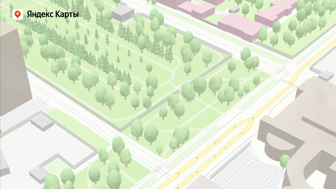 Яндекс Карты добавили более миллиона 3D-деревьев на карту Санкт-Петербурга и Петергофа
