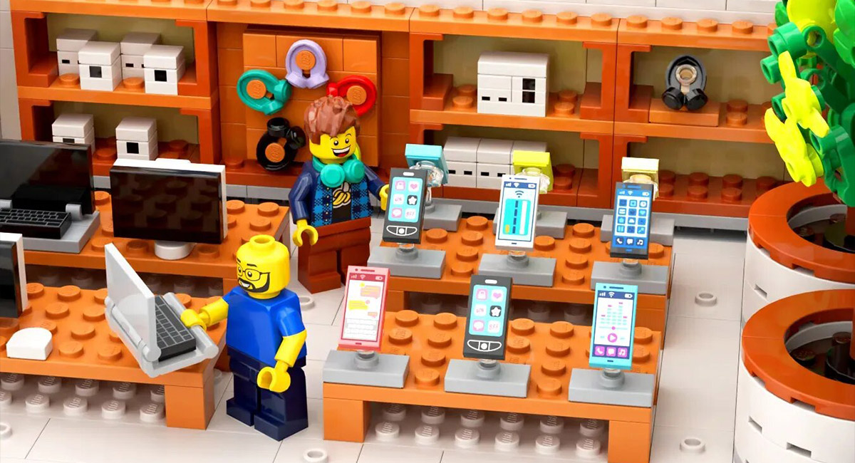 Lego может выпустить набор с фирменным магазином Apple